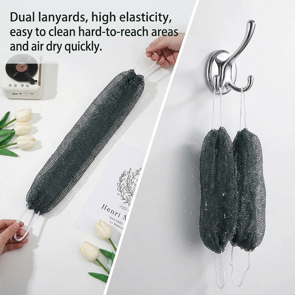 🧽Authentic African Exfoliating Net Bath Sponge