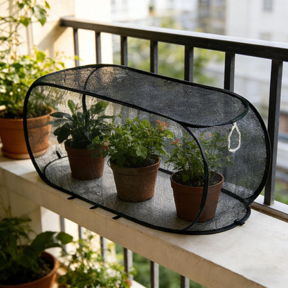 🔥Buy 1 Get 1 Free🔥Mesh Plant Cover Crop Cage with 8 Ground Stakes - Pop-Up Netting for Raised Beds, Vegetables & Fruits