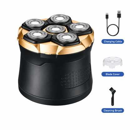 7D Electric Head Shaver for Men | Wet & Dry Rotary Razor