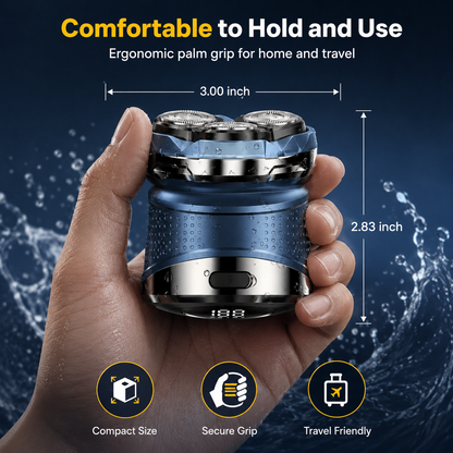 7D Electric Head Shaver for Men | Wet & Dry Rotary Razor