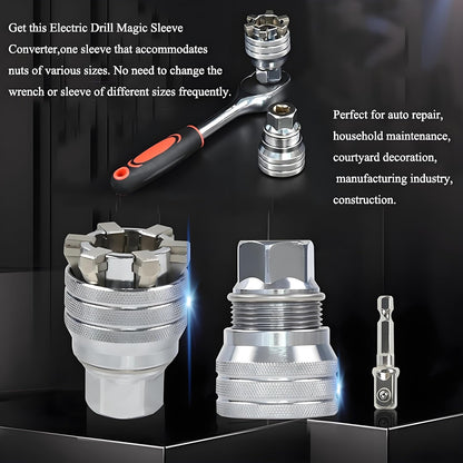 Upgraded Adjustable Universal Socket – 10mm-19mm Master Wrench Tool