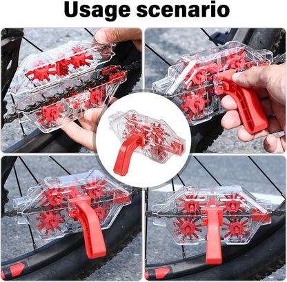 🚴‍♂️ Professional 360° Bike Chain Scrubber | Ultimate Bicycle Cleaner Washer for MTB & Road Bikes ✨