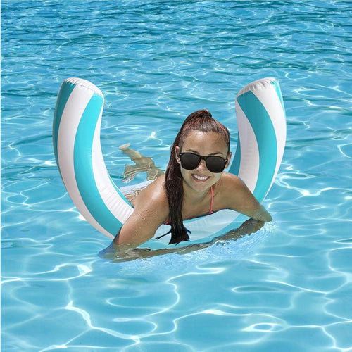 🔥 [BUY 1 GET 1 FREE] Inflatable Pool Noodle Float — Durable Striped Water Toy for Adults & Kids 🌊