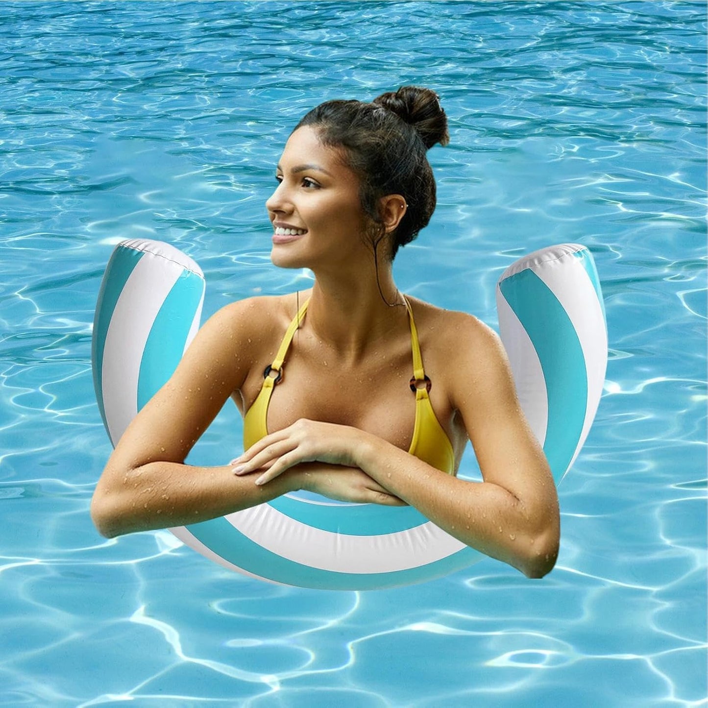 🔥 [BUY 1 GET 1 FREE] Inflatable Pool Noodle Float — Durable Striped Water Toy for Adults & Kids 🌊