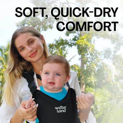 Ergonomic Water Baby Carrier – Quick-Dry Hands-Free Mesh Wrap