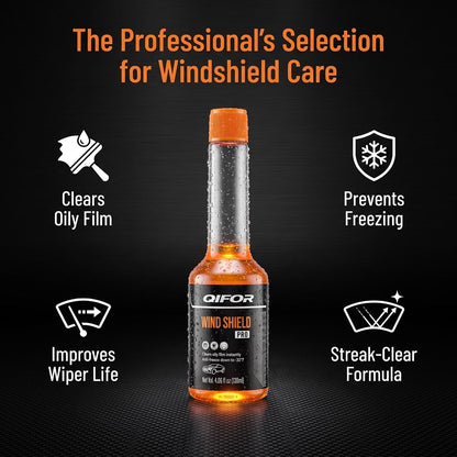 QIFOR Concentrated Windshield Washer Fluid for Car Auto Windows
