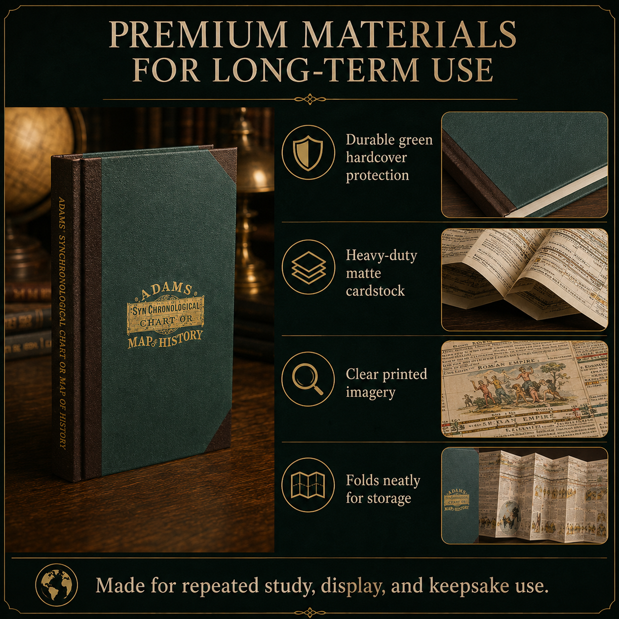📜 LIMITED OFFER | 6,000-Year Biblical & World History Chart – 23-Foot Fold-Out Timeline for Study & Display