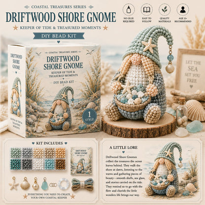 🔥2026 newest style💕Cozy Gnome DIY Bead Kit Collection– Collect All 12 Gnome