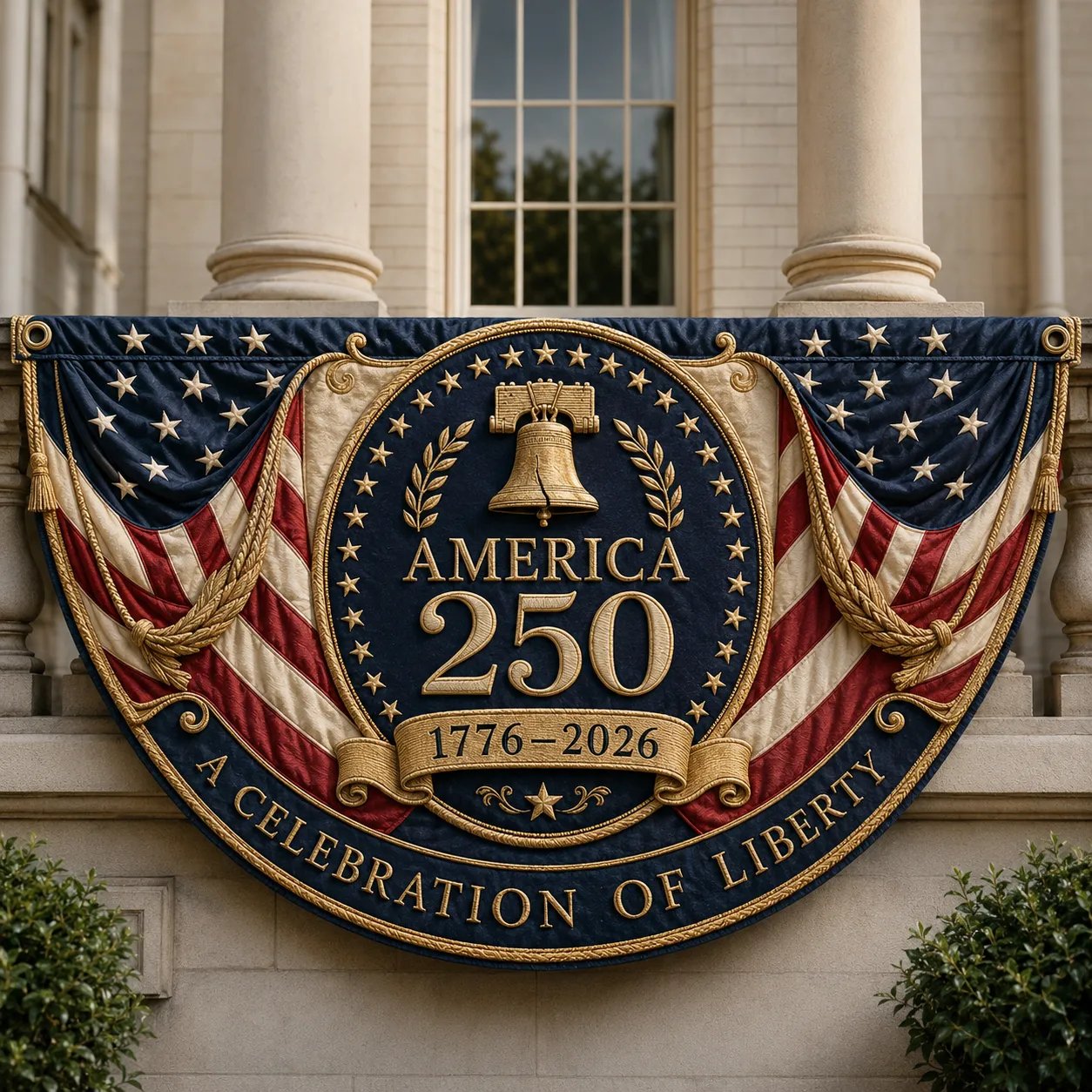 🇺🇸America 250 Fan Bunting Flag A Celebration of Liberty, Heritage, and American Pride 🇺🇸