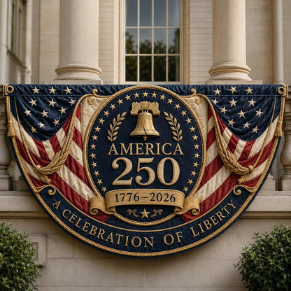🇺🇸America 250 Fan Bunting Flag A Celebration of Liberty, Heritage, and American Pride 🇺🇸