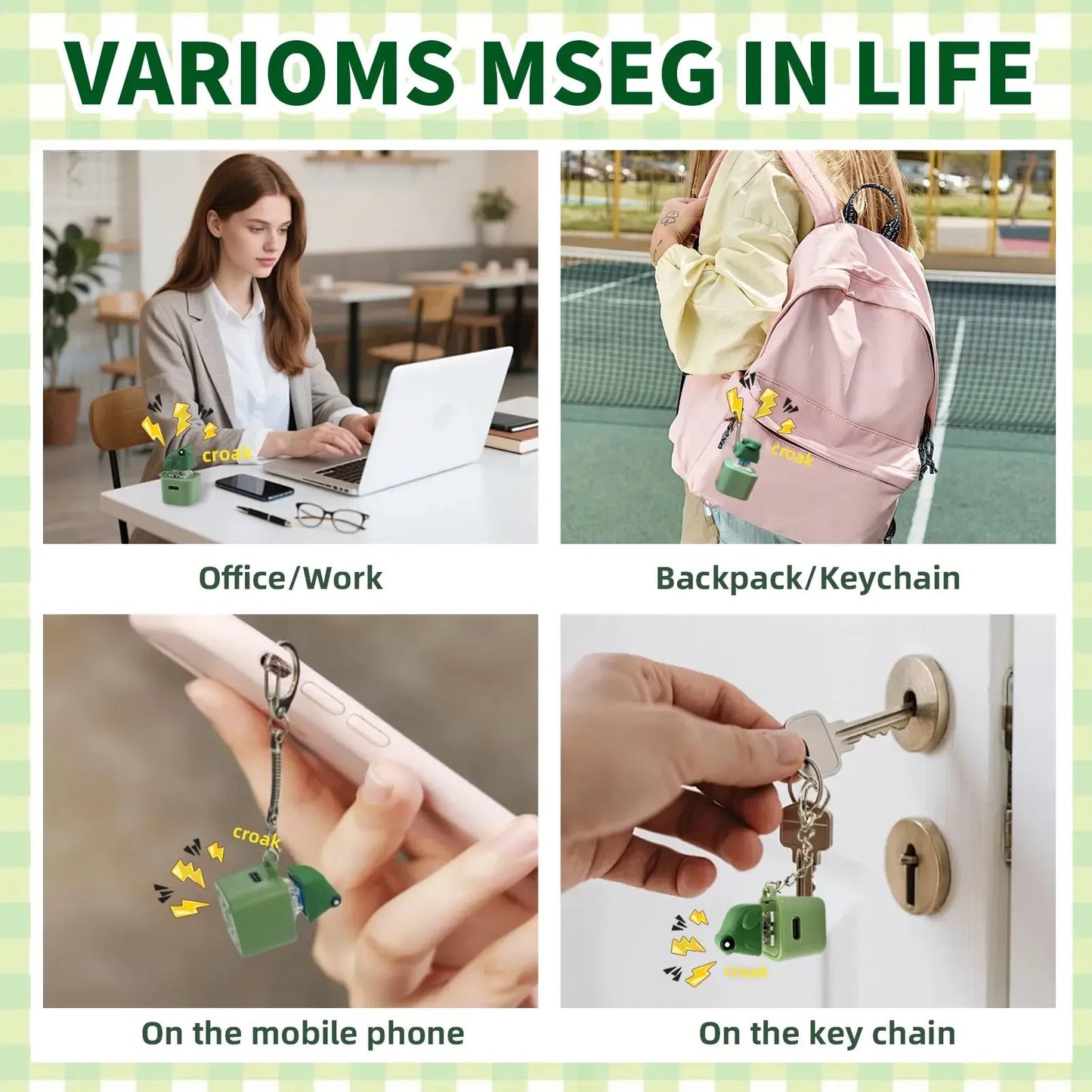 💖Hot 48% OFF🦎✨ Lizard, Frog & Coquí Button Keychain