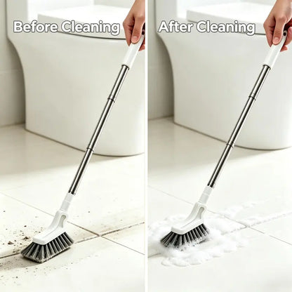 Adjustable Length Stainless Steel Telescopic Long Handle Crevice Cleaning Brush