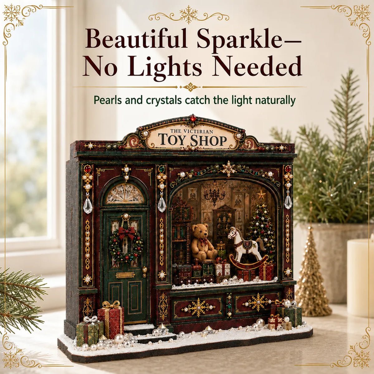 🎄Victorian Toy Shop DIY Craft Kit | Handmade Christmas Miniature Decor