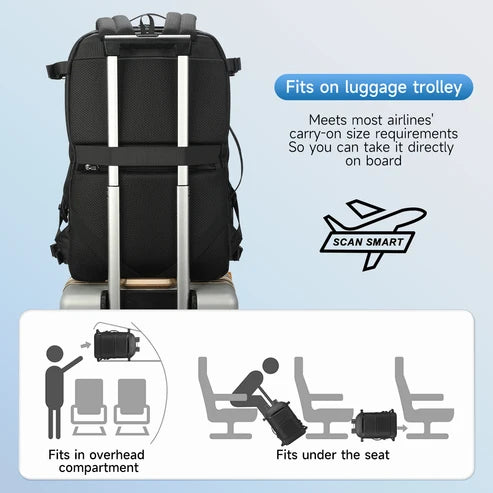 TIGERNU T-B9831 Expandable Travel Backpack