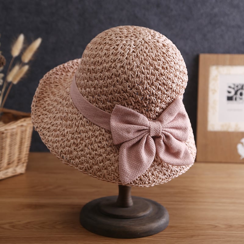 👒Elegant Crochet Straw Hat with Ruffle Detail