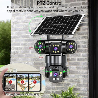 📹 6K PTZ Security Camera | 360° Coverage & Smart Tracking