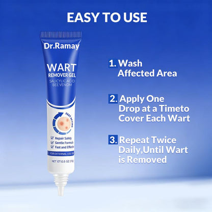 ✨Salicylic Acid 20% Wart Remover Gel, Common & Plantar Wart Treatment, Fast-Drying Formula for External Use, 0.5 Oz (15g)