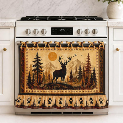 Handmade Oven Skirt for Kitchen Decor