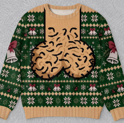 Christmas Ugly Sweatshirt, Personalized Jingle Balls Sweatshirt