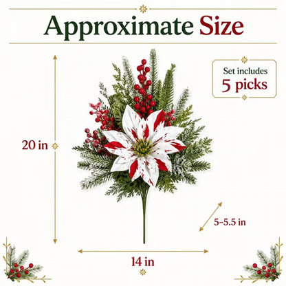 Christmas Poinsettia Planter Inserts