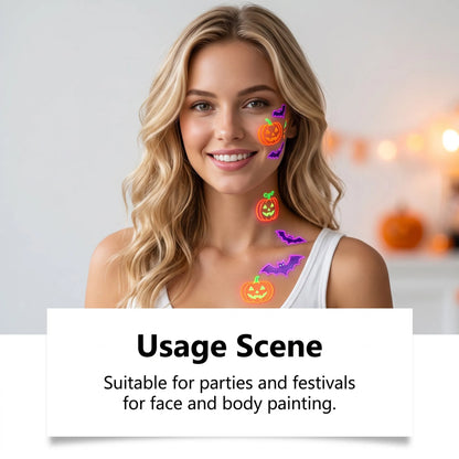 🎨12 Colors Halloween Nail Art Pens✨Water‑Based Quick Dry Face & Body Painting Marker For Festival Party DIY