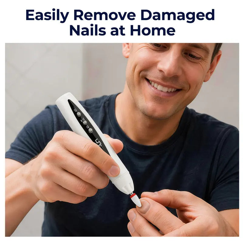 🔥Black Friday Deal｜1 Set Electric Nail Drill for Thick Nails, Cordless Efiles for fungal Nails Lightweight