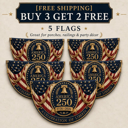 🇺🇸America 250 Fan Bunting Flag A Celebration of Liberty, Heritage, and American Pride 🇺🇸