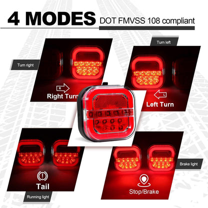 🔥HOT SALE 49% OFF🚨 Heavy-Duty LED Trailer Lights – Bright, Reliable & Road Ready
