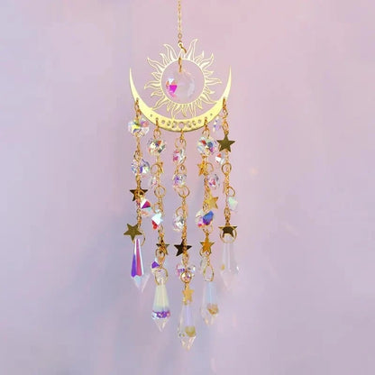 ✨Crystal Sun Catcher, lndoor Outdoor Decor for Window Bedroom Courtyard Garden☪️