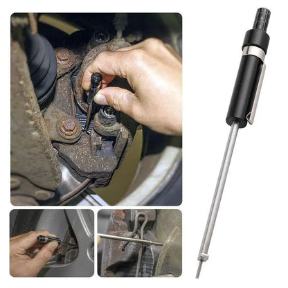 🚗Car Brake Pad Thickness Gauge – 1.5mm–11mm Scale, No Tire Removal Needed