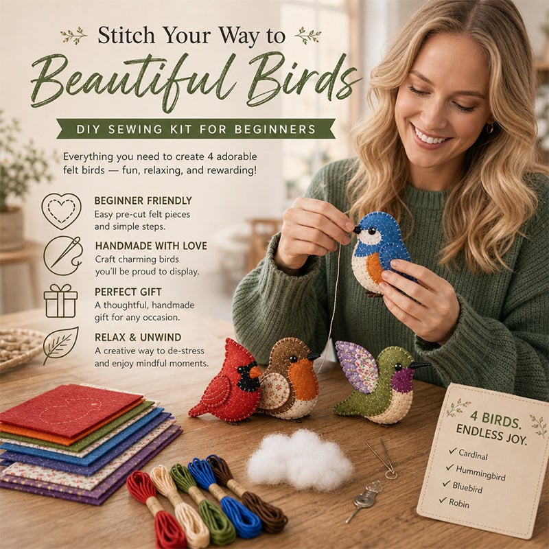 ☕ Unplug & unwind: The beginner-friendly DIY animal craft kits for a perfectly cosy, screen-free afternoon! 🐦