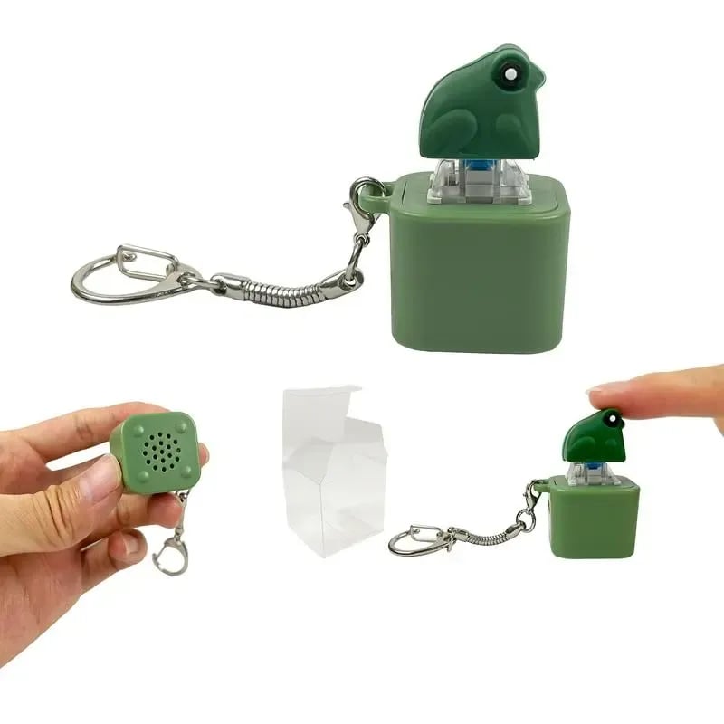💖Hot 48% OFF🦎✨ Lizard, Frog & Coquí Button Keychain