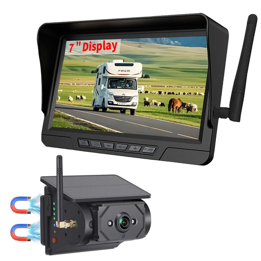 Magnetic Solar Wireless Backup Camera
