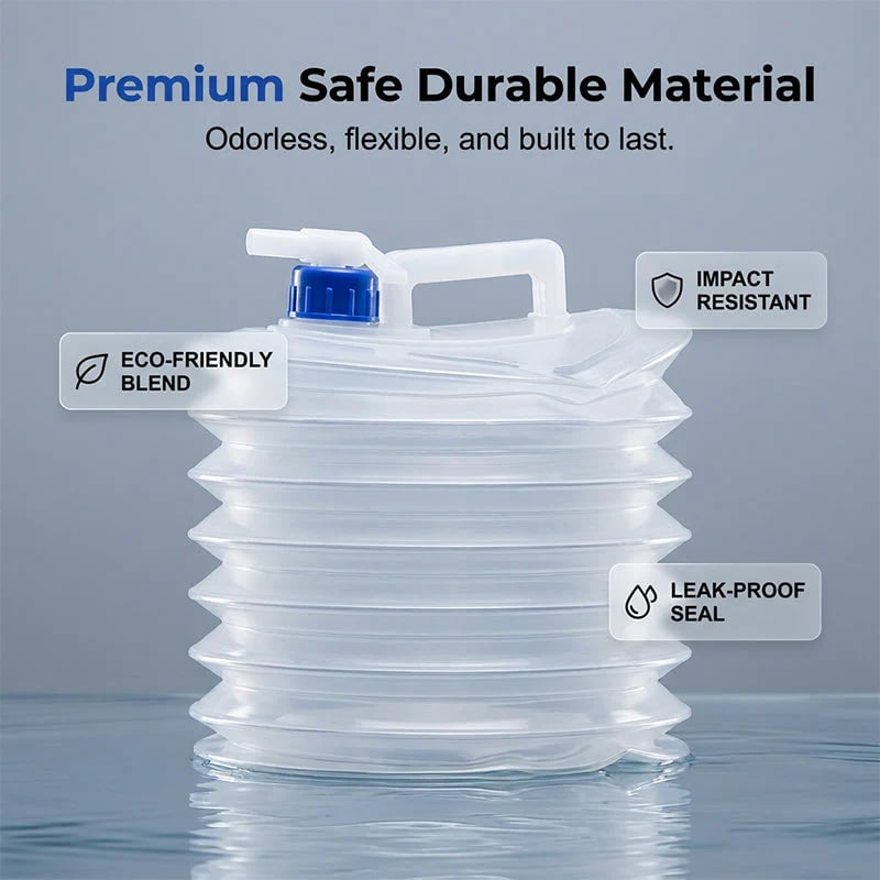 📢📢49% OFF !! ⏰Collapsible Water Container with Spigot