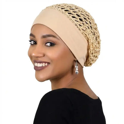 3-Piece Stretchy Wide-Edge Sleeping Cap Set, Soft Protection Bonnet for Nighttime Hair Care & Beauty