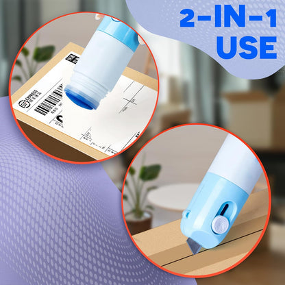 🔥Hot Sale 49% off🌟📄 2-in-1 Thermal Paper Correction Fluid with Unboxing Knife