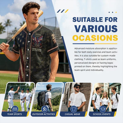 USA 250th Anniversary BaseballJersey