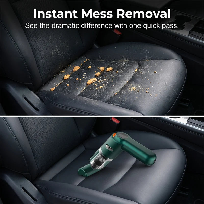 🚗💨 Cordless Car Vacuum – Powerful 10,000Pa Suction Without the Hassle!