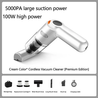 🚗💨 Cordless Car Vacuum – Powerful 10,000Pa Suction Without the Hassle!