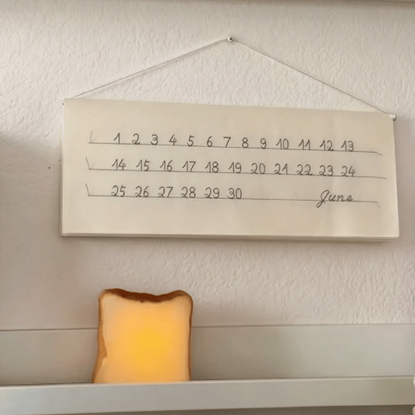 🔥2026 HOT SALE 49% OFF - 📅🪡A fun embroidered calendar, perfect for hanging in the living room🪡