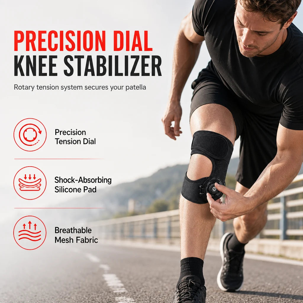 🔥 Black Friday Preview Sale🔥–Adjustable Silicone Patella Stabilizer Strap