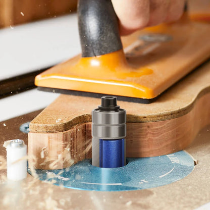 ⚙️ LIMITED-TIME 49% OFF! ✨ Biaxial Trimming Tool – Carbide Router Bit, Sharp Cut, Blue Nano Coating 🛠️