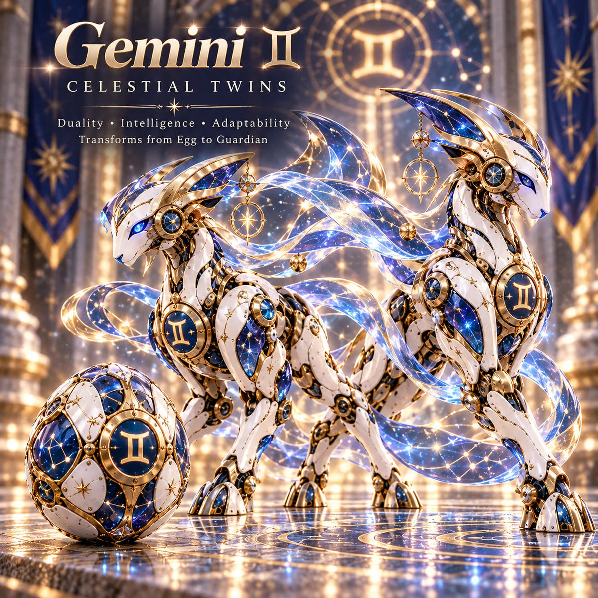 🌌 Zodiac Guardian Eggs™ – Transforming Astral Guardian Collectible Series