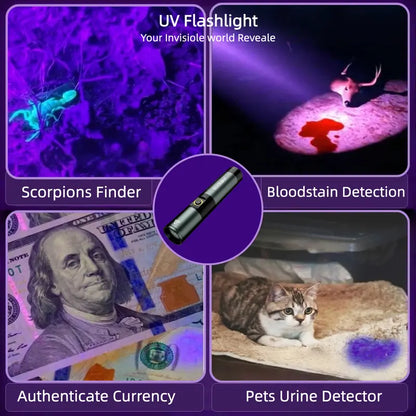 🔦 5-Color Tactical Flashlight – Ultimate Multi-Purpose Powerhouse 🌟