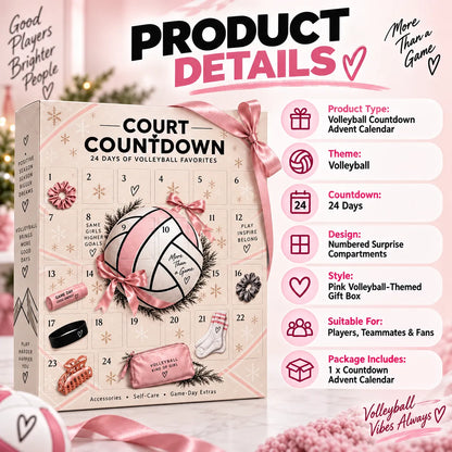 🏐🎁 Volleyball Advent Calendar — 24 Days of Fun Surprises for Every Volleyball Lover!