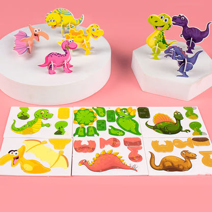 DIY 3D Creative Insect Paper Jigsaw Puzzle, Screen-Free Educational Paper Craft Model Toy For Kids