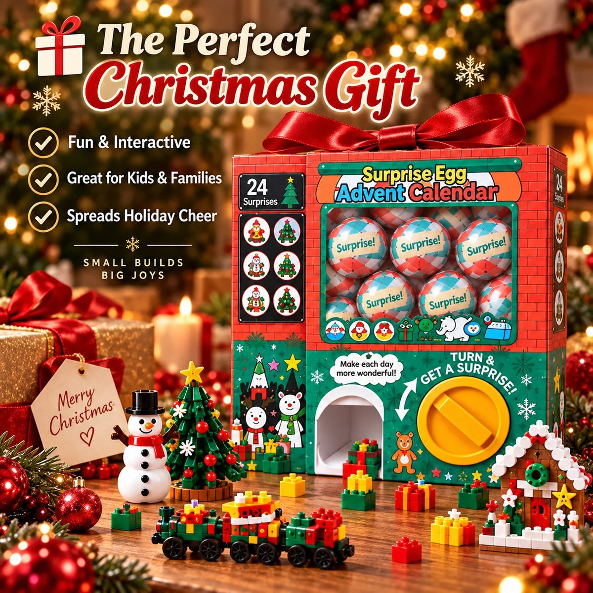 🎅 2026 Christmas Capsule Building Blocks, Surprise Mini Building Set
