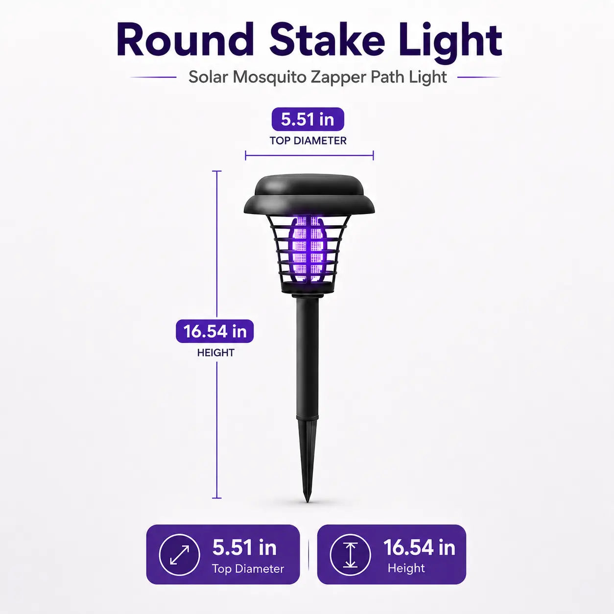 ☀️ Solar Mosquito Zapper Light 🦟