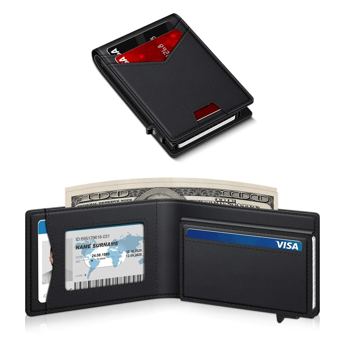 🎁⚡Black Friday Mega Deal✨Men's RFID Minimalist Bifold Wallet💳