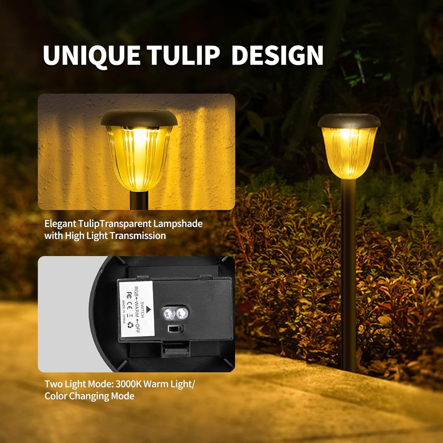 BUY 4 FREE SHIPPING🔥🔥Solar Powered Landscape Lights